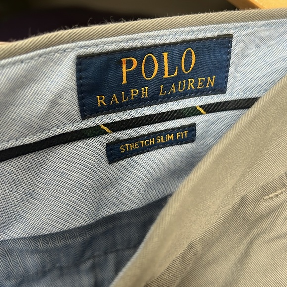 Polo Ralph Lauren Stetch Slim Fit Pants 34x32 Gray - Picture 2 of 3